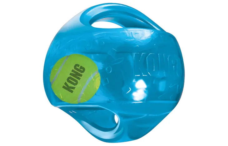 Kong® Jouet Jumbler Balle Bleu 14CM