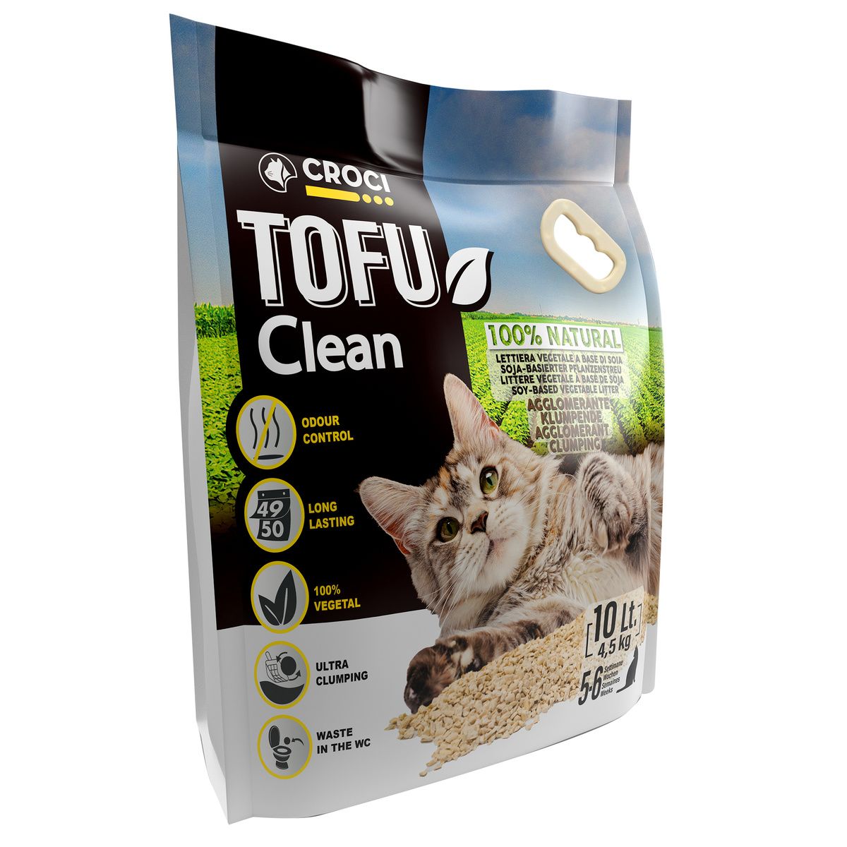 LITIERE TOFU CLEAN  (6-10L-20L)