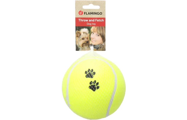 Jouet Smash Balle de tennis Jaune 13CM