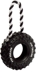 Jouet Ruffus Pneu avec corde Noir