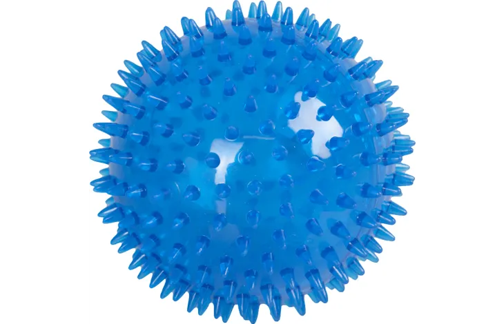 Jouet Bordy Balle à picots Bleu 12CM