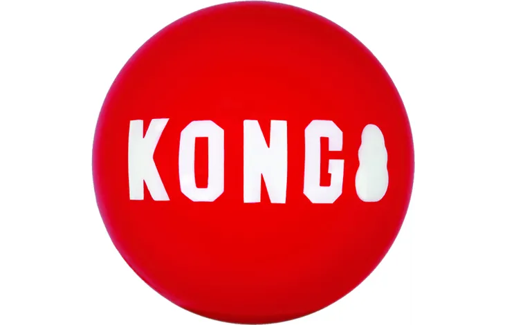 Kong® Jouet Signature Balle Rouge 6,4CM