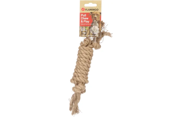 Jouet Kush Cordon avec 4 noeuds Twist Brun