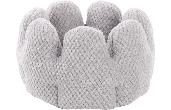 Espace sommeil Jacquard Rond Gris  ( chat et petit chien)