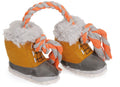 Bottes en peluche avec corde et couineur