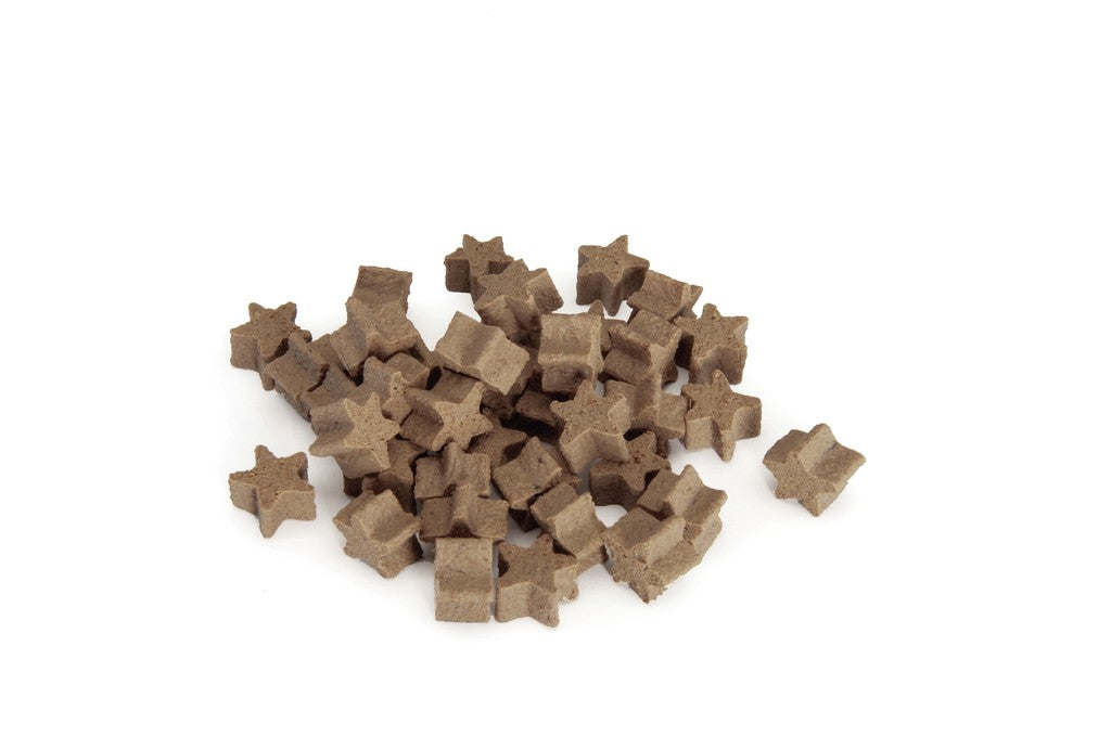 collation semi-humide avec étoiles, porc et calcium