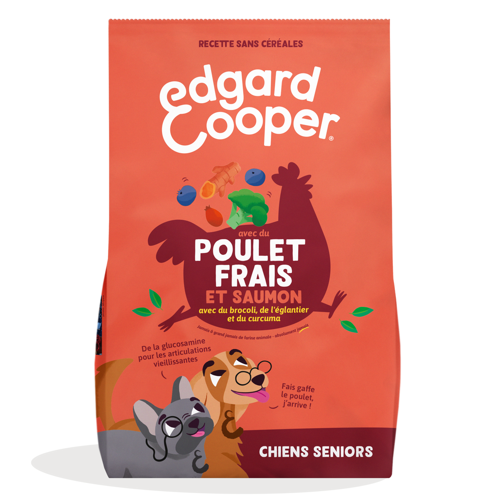 Poulet et saumon pour senior