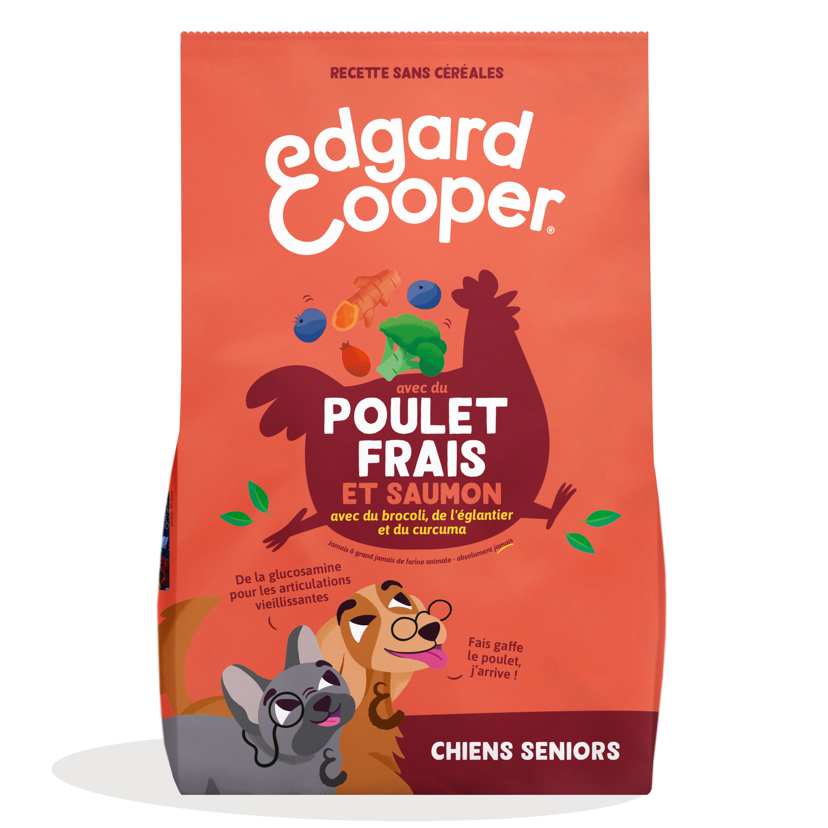 Poulet et saumon pour senior