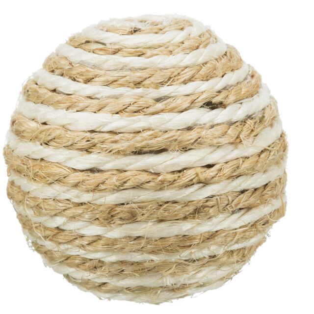 Balle en sisal avec hochet
