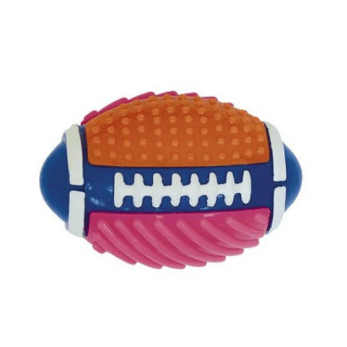 Jouet de ballon de rugby en caoutchouc TPR pour chiens