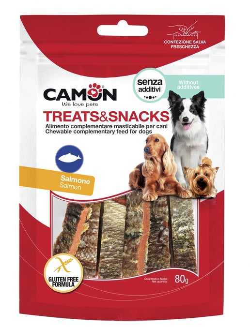 Grandes lamelles de saumon