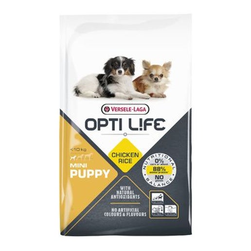 Croquettes Opti Life chiot mini : Poulet 7.5KG