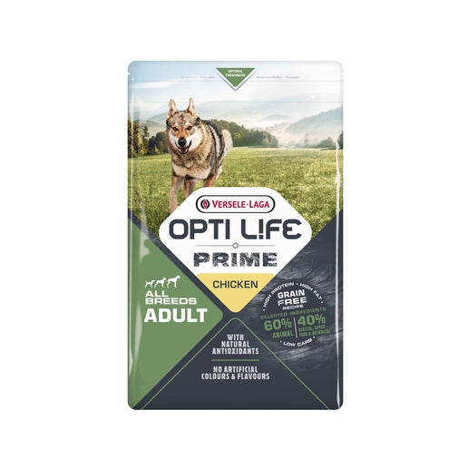 Croquettes Opti Life Prime chien : Poulet 2.5KG